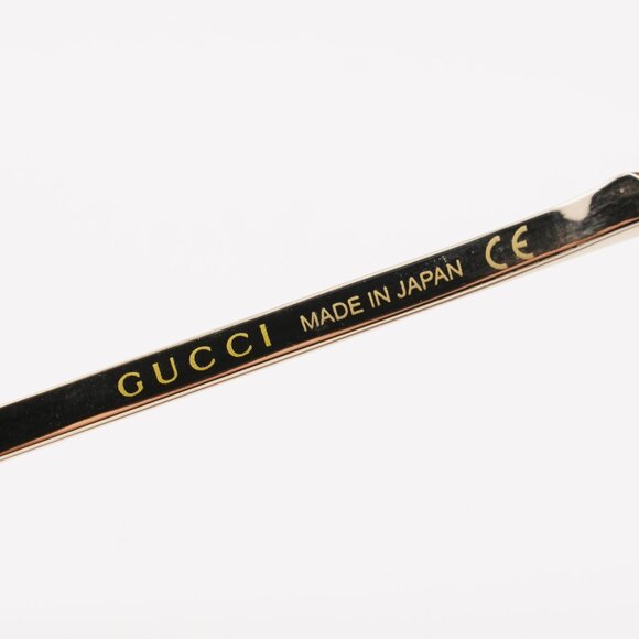 Gucci GG0777S 001 Sunglasses Gold Square Frame, Transparent Lenses - Picture 9 of 10